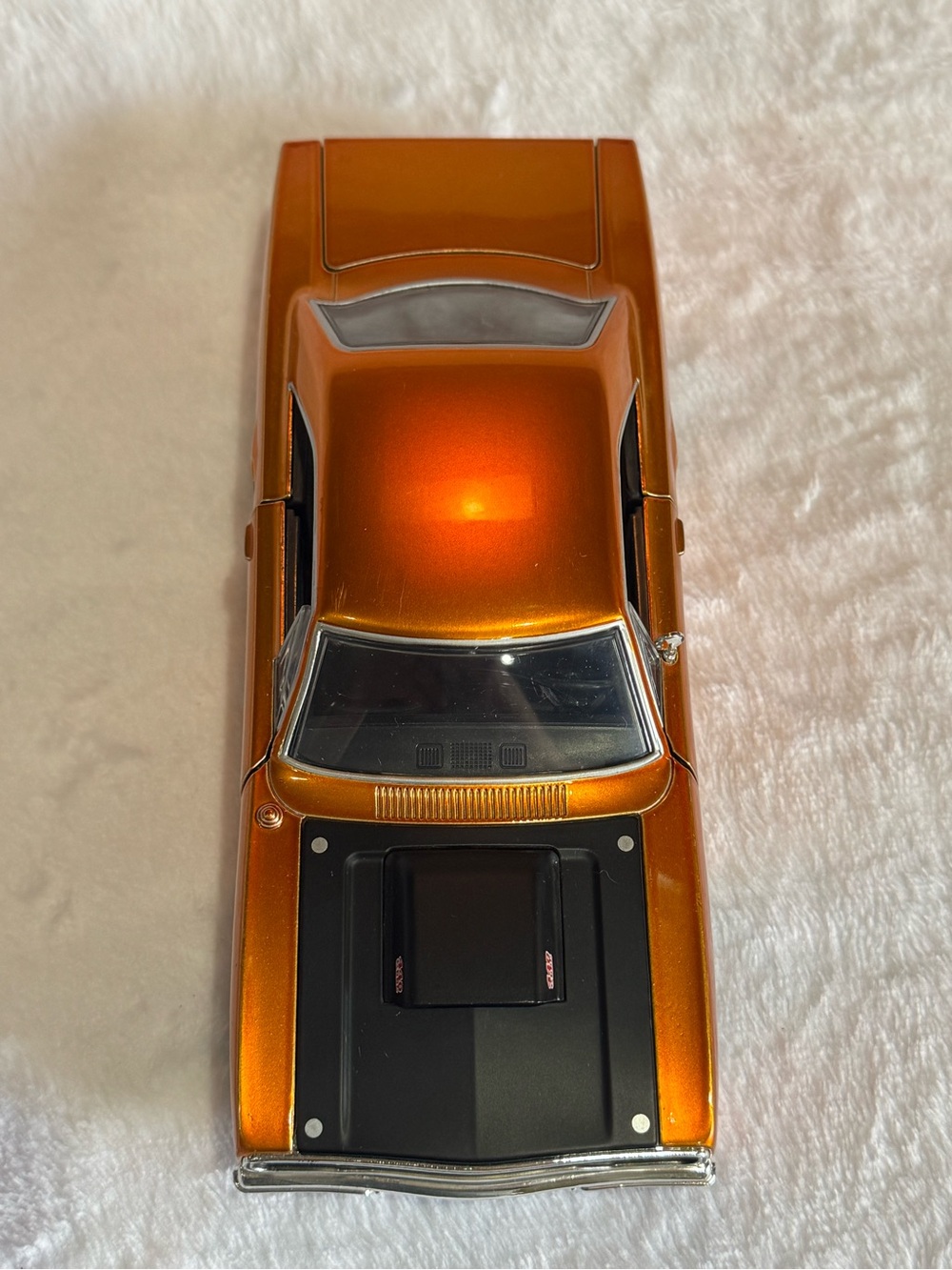 Orange Metallic Muscle Car Model - Picture 3 of 10